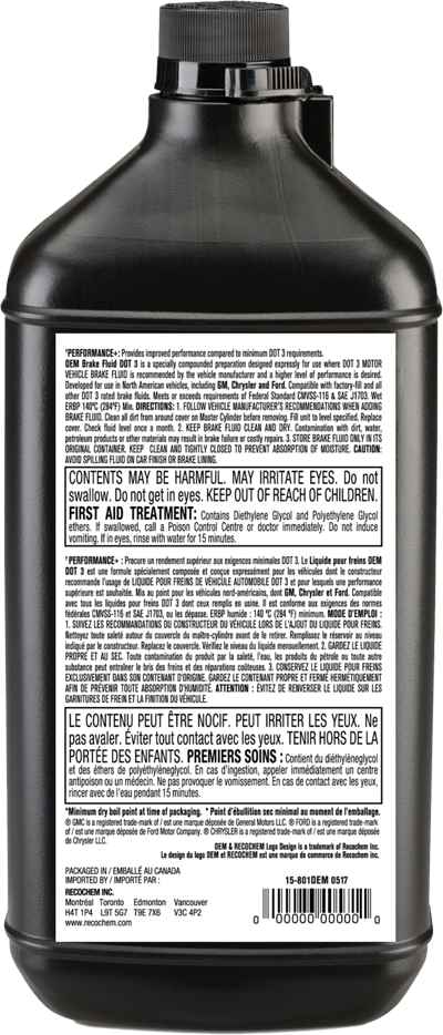 OEM Brake Fluid DOT 3