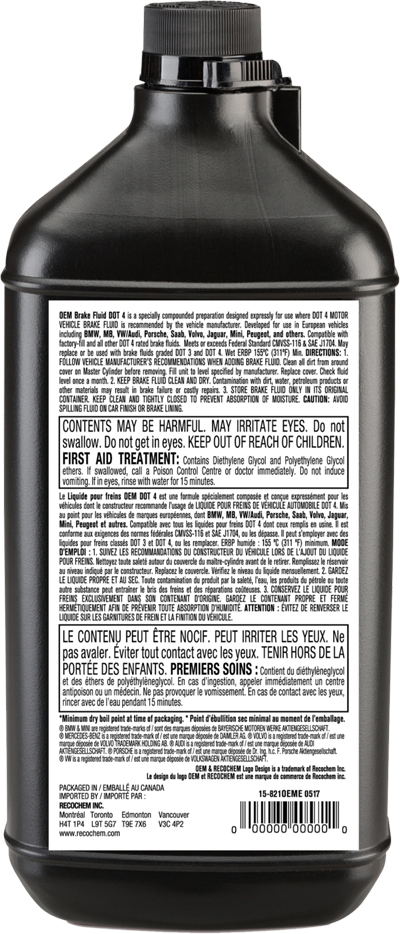 OEM Brake Fluid DOT 4