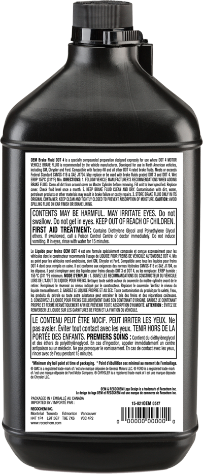 OEM Brake Fluid DOT 4