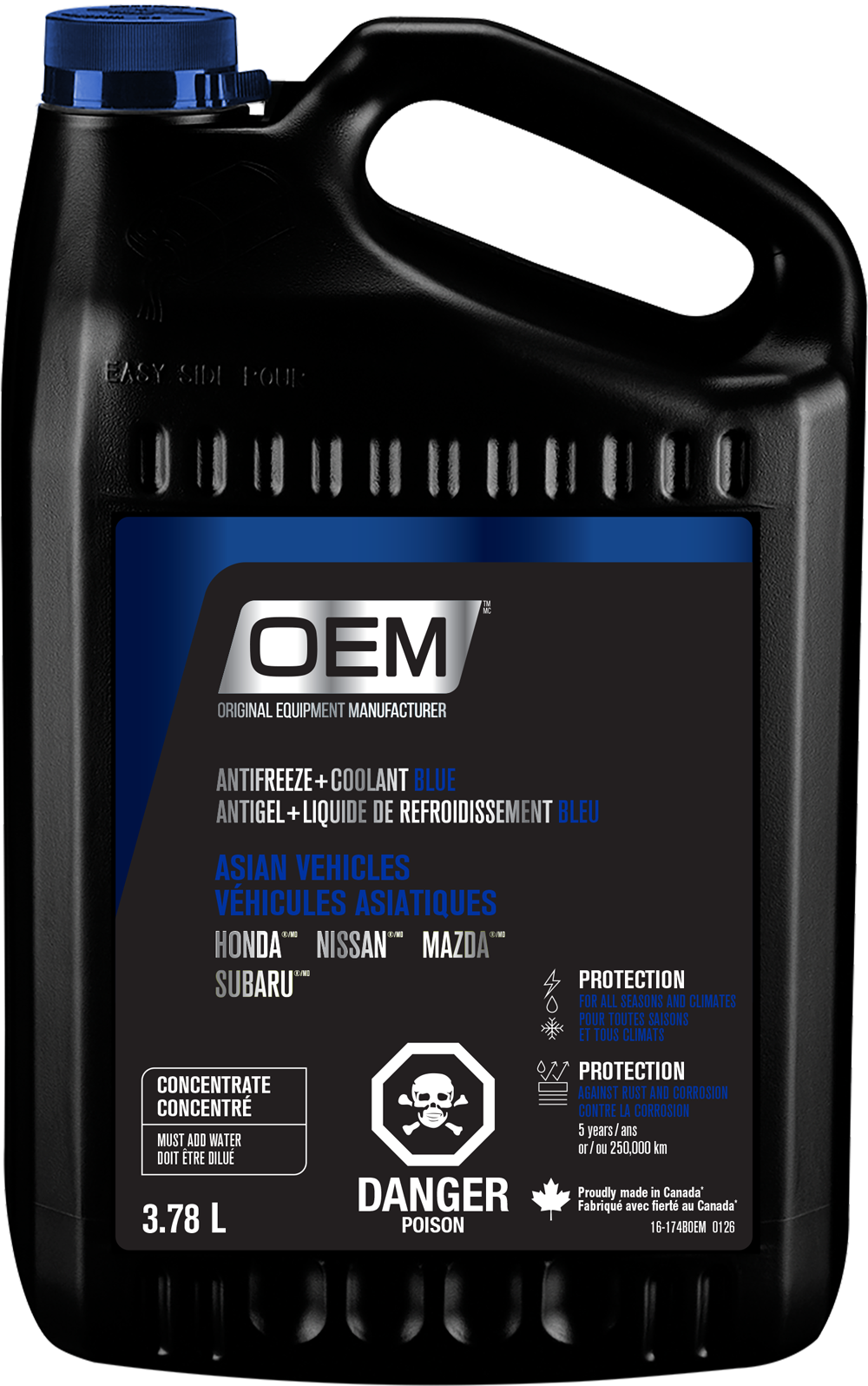Antifreeze + Coolant BLUE  Asian Vehicles