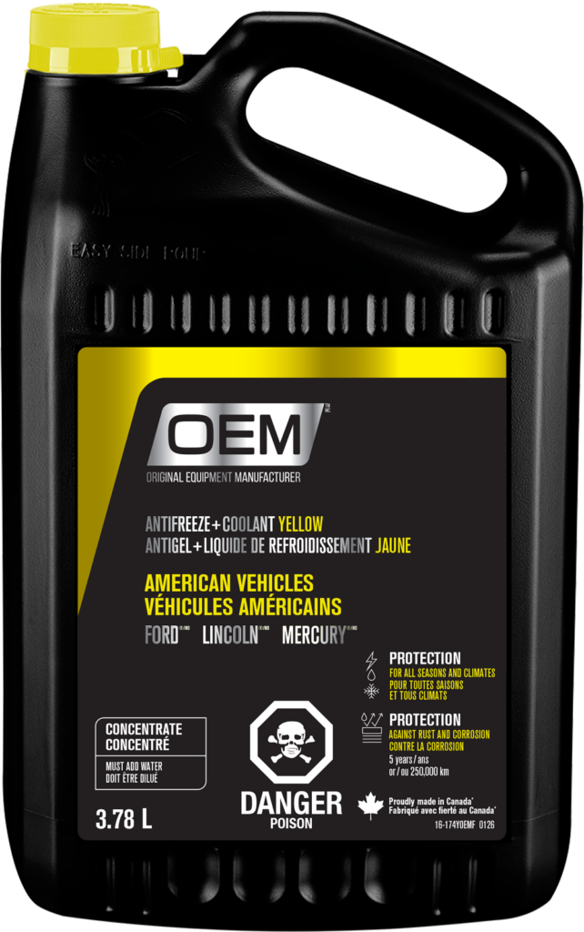 Antifreeze + Coolant Yellow American Vehicles