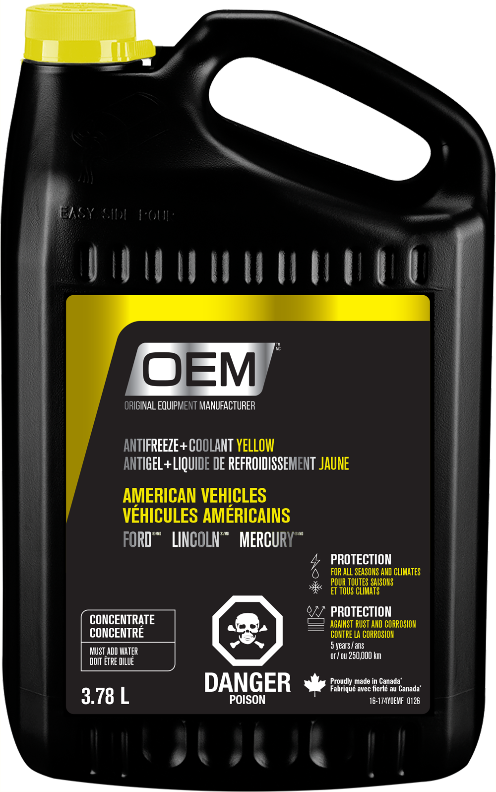 Antifreeze + Coolant Yellow American Vehicles