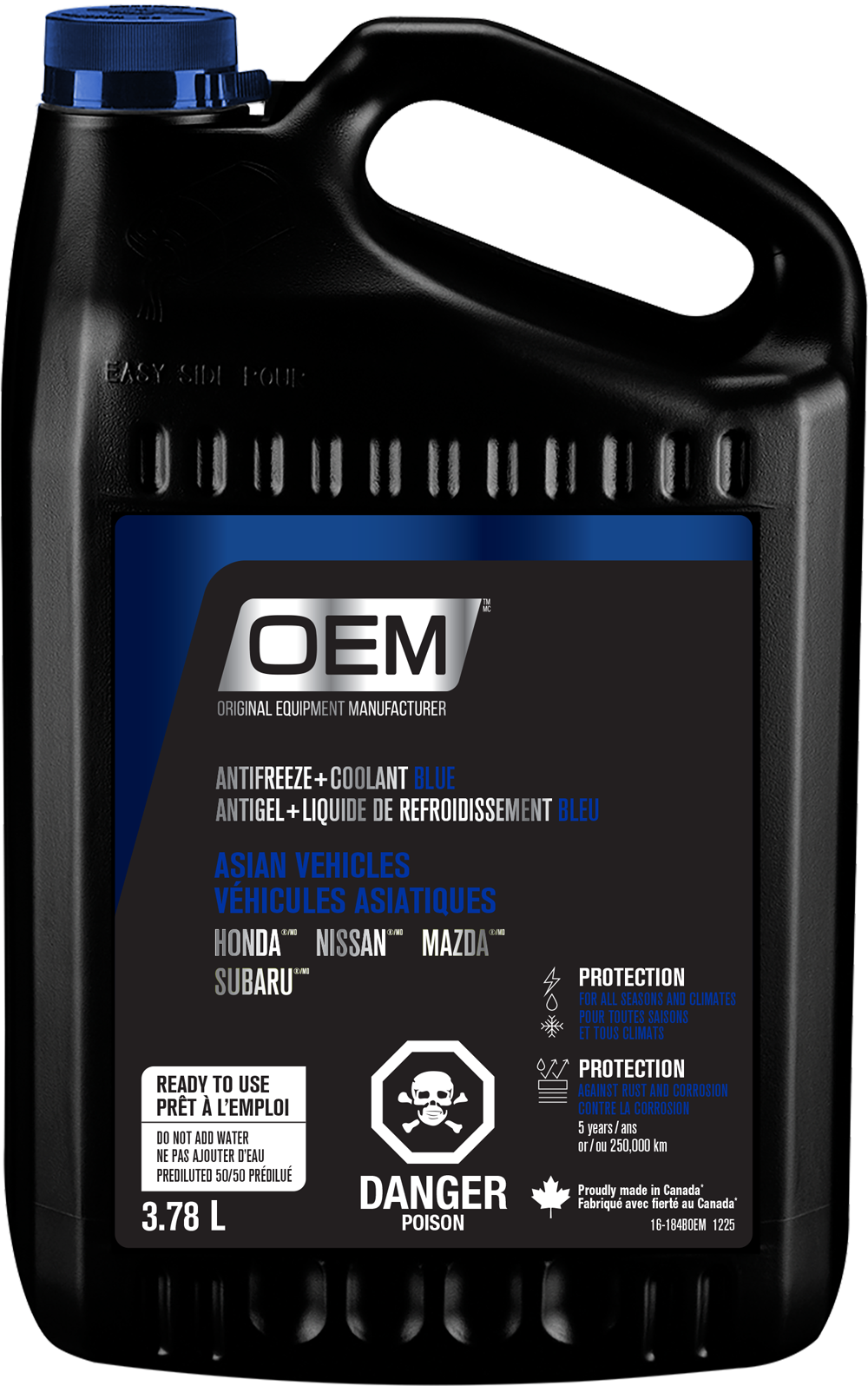 Antifreeze + Coolant BLUE  Asian Vehicles