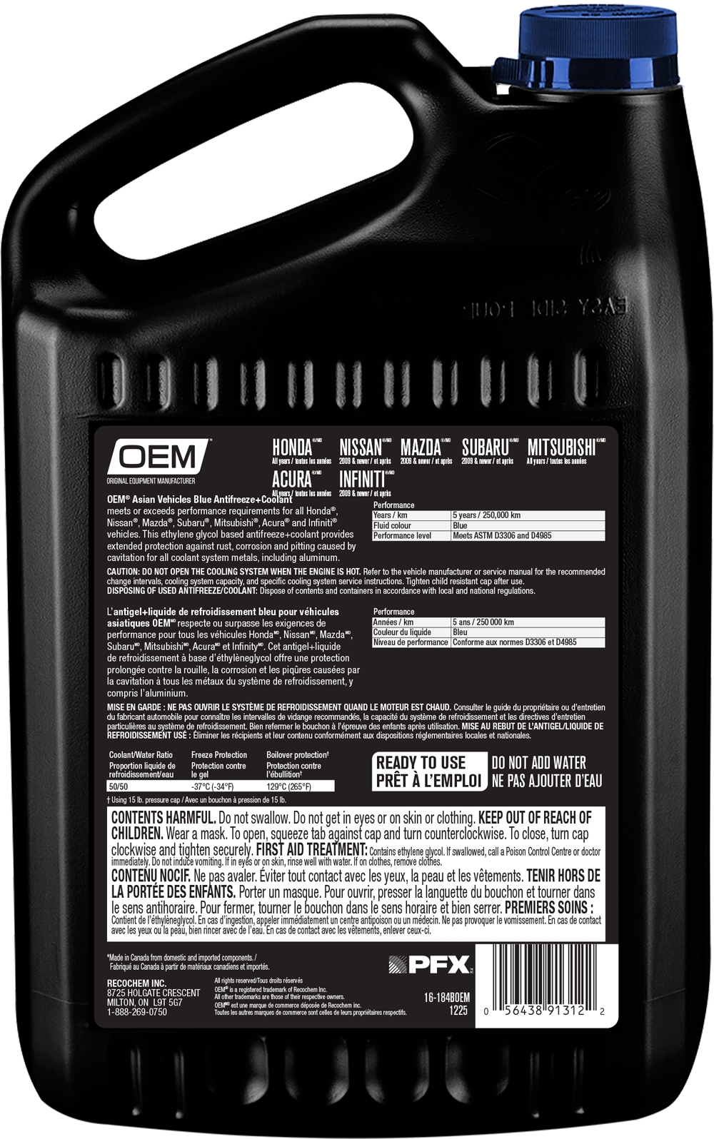 Antifreeze + Coolant BLUE  Asian Vehicles