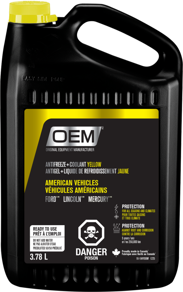 Antifreeze + Coolant Yellow American Vehicles