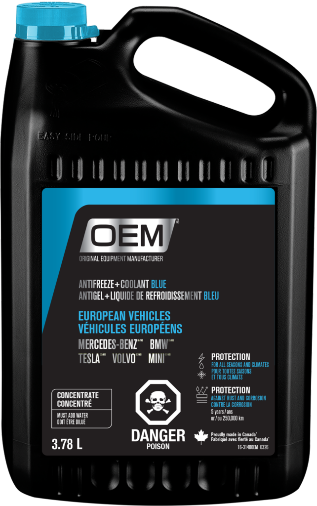Antifreeze + Coolant Blue  European Vehicles