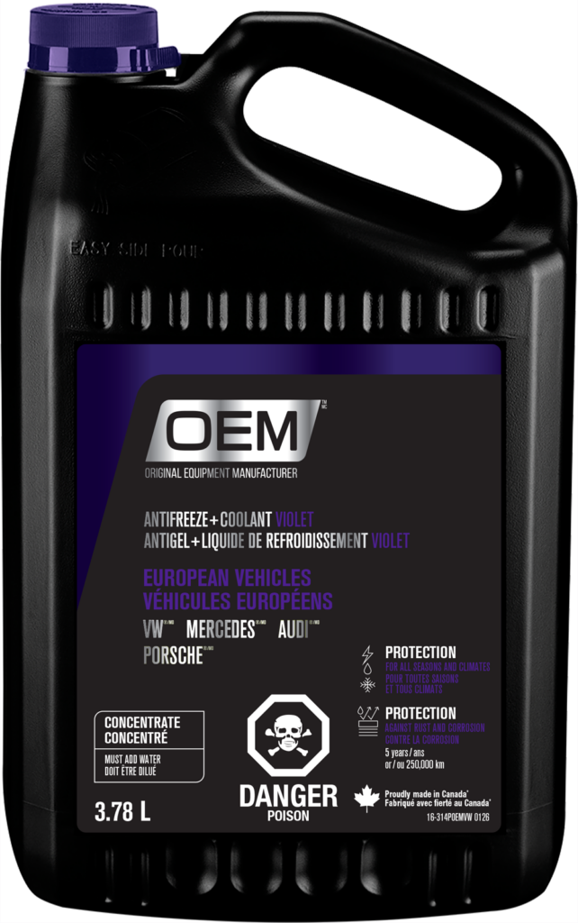 Antifreeze + Coolant Violet  European Vehicles