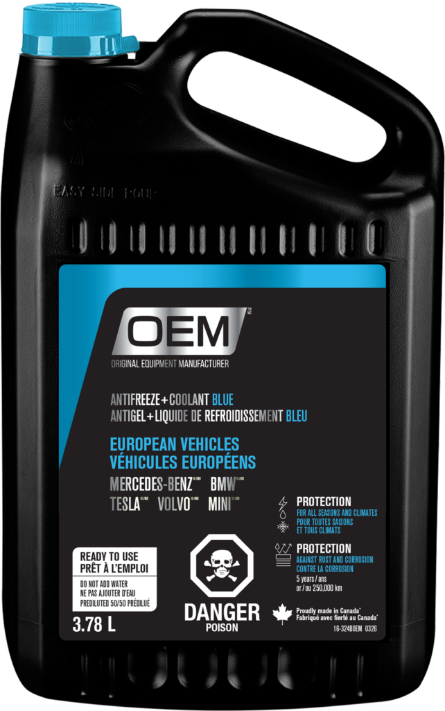Antifreeze + Coolant Blue  European Vehicles