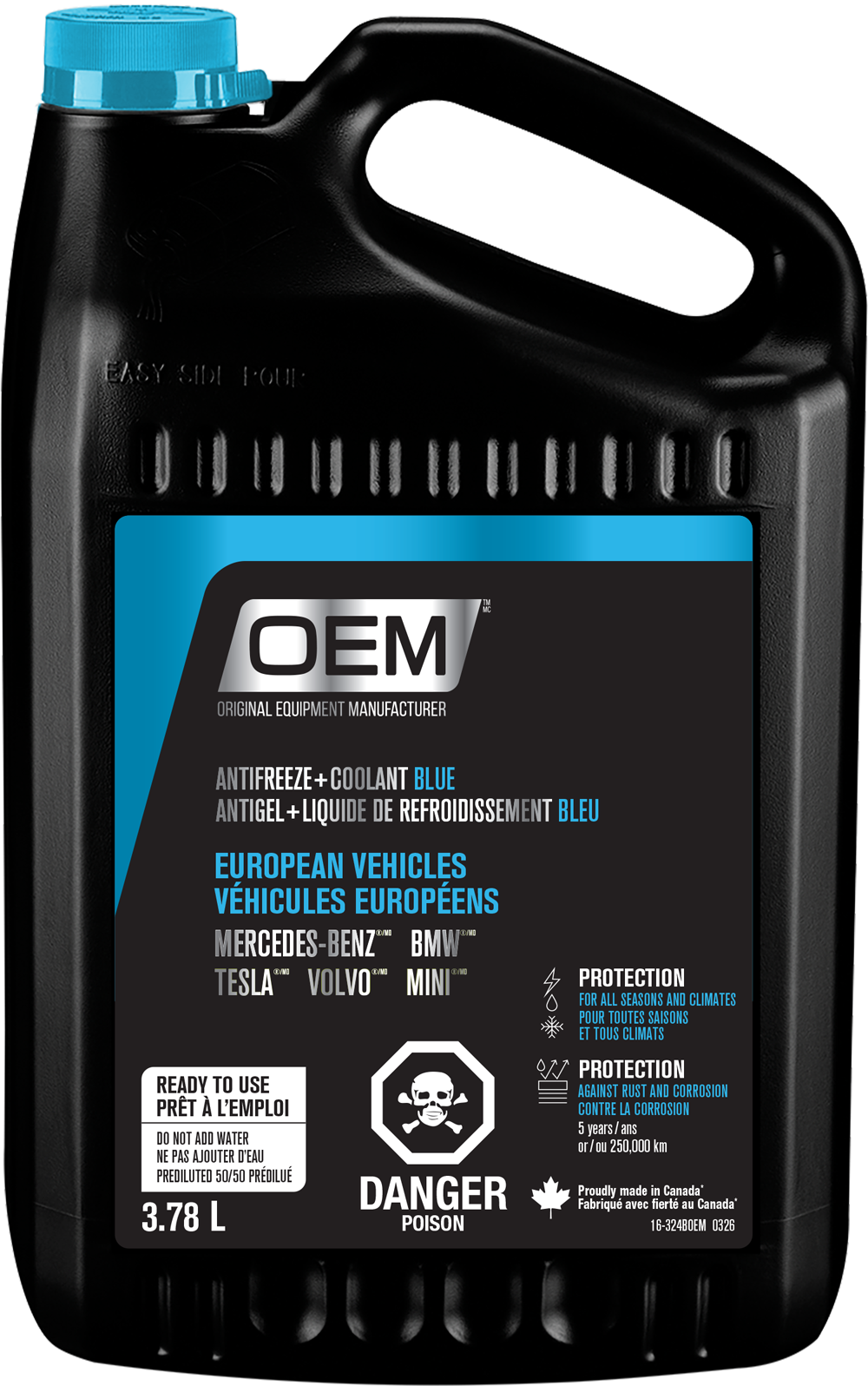 Antifreeze + Coolant Blue  European Vehicles