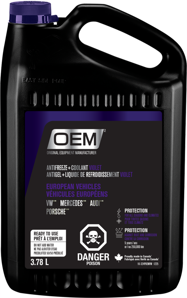 Antifreeze + Coolant Violet  European Vehicles