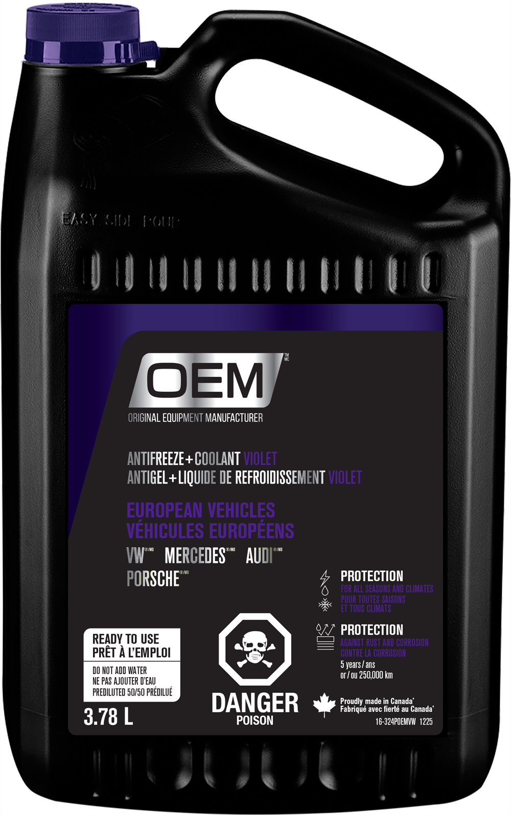 Antifreeze + Coolant Violet  European Vehicles