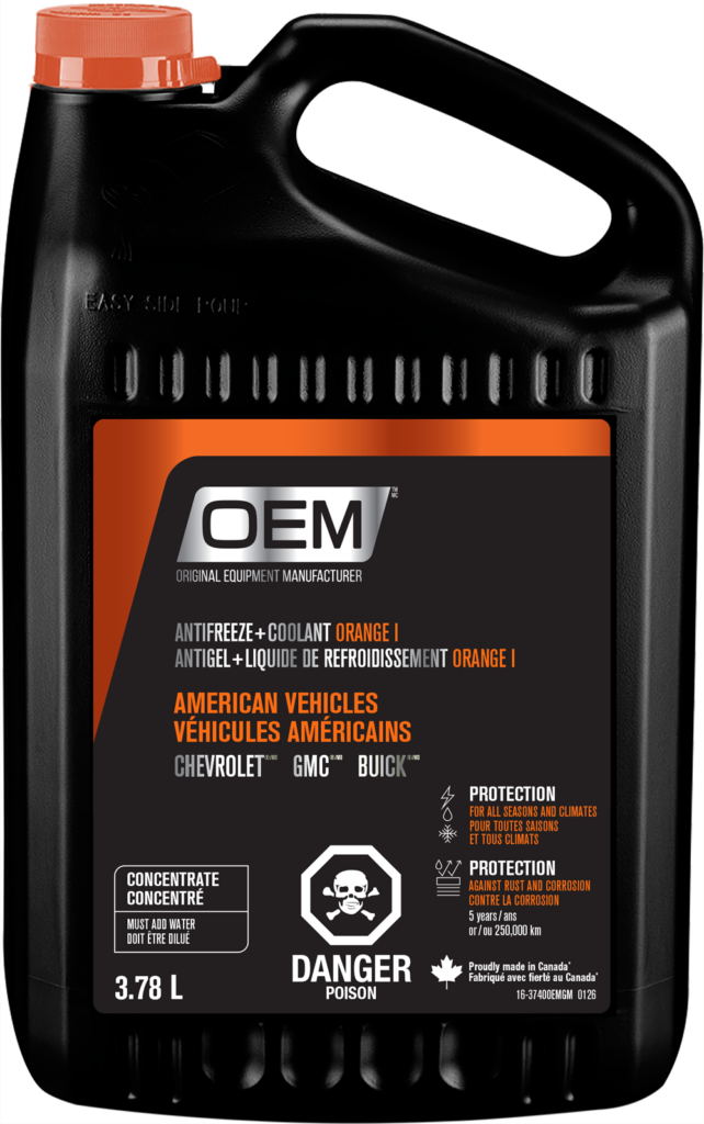 Antifreeze + Coolant ORANGE I  American Vehicles