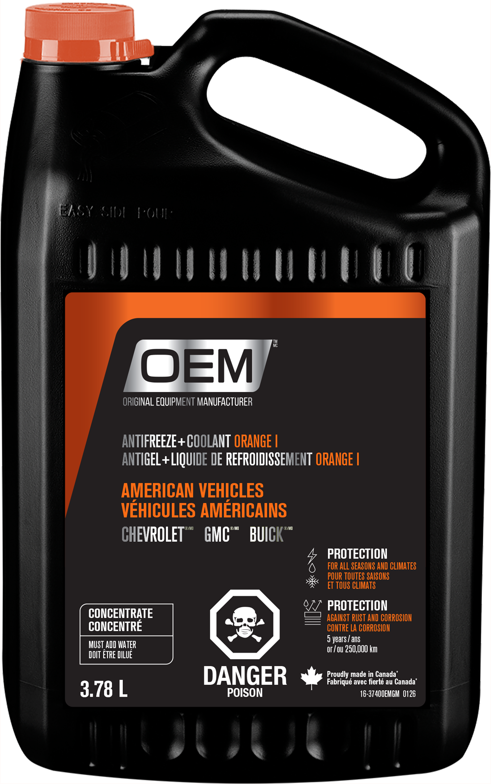 Antifreeze + Coolant ORANGE I  American Vehicles