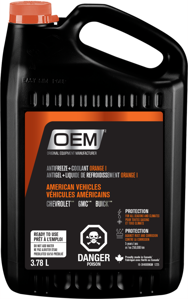 Antifreeze + Coolant ORANGE I  American Vehicles