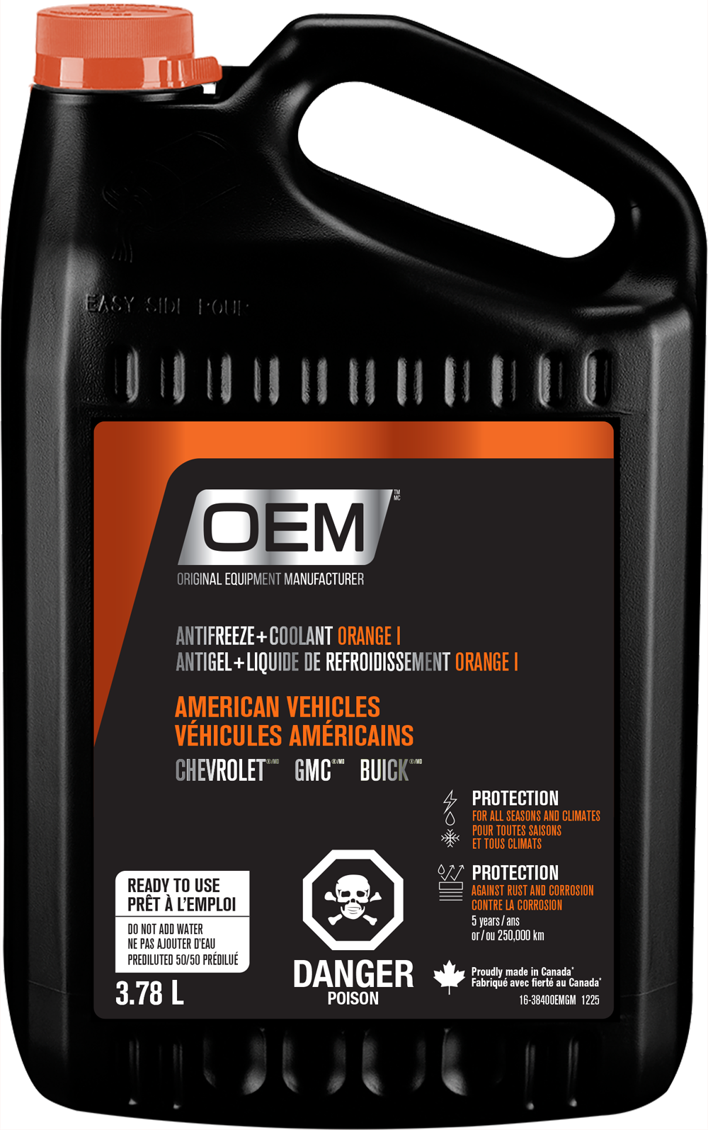 Antifreeze + Coolant ORANGE I  American Vehicles
