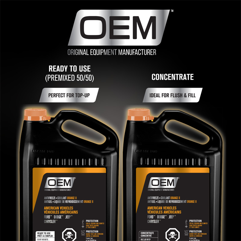 Antifreeze + Coolant ORANGE II American Vehicles