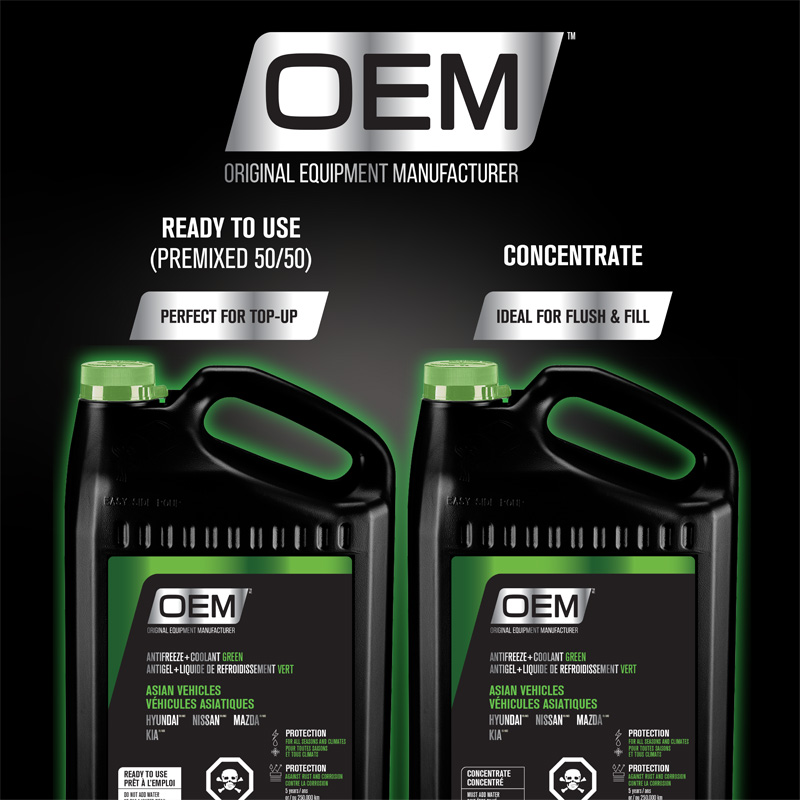 Antifreeze + Coolant Green  Asian Vehicles