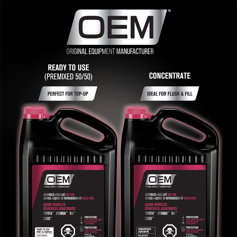 Antifreeze + Coolant PINK  Asian Vehicles