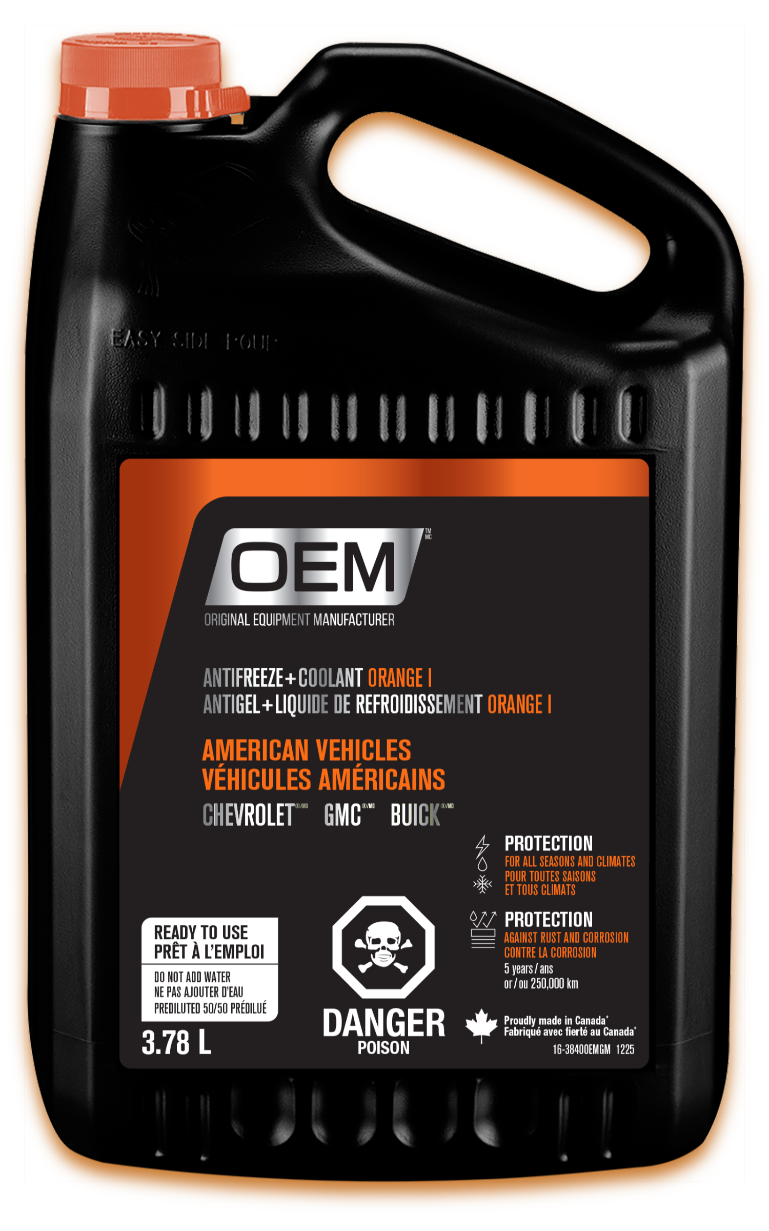 Antifreeze + Coolant ORANGE I  American Vehicles