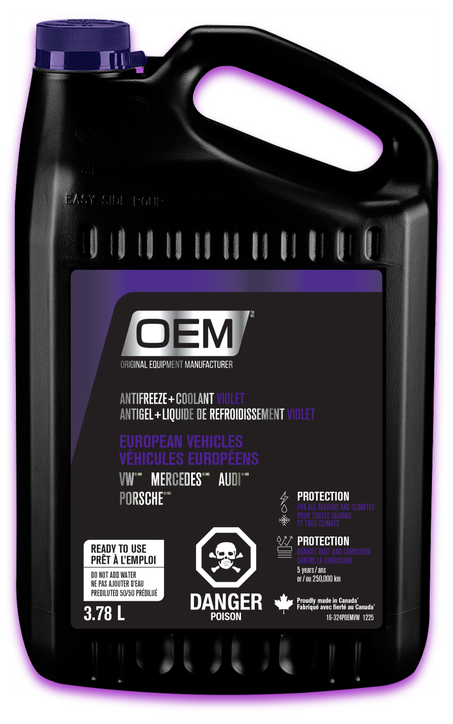 Antifreeze + Coolant Violet  European Vehicles