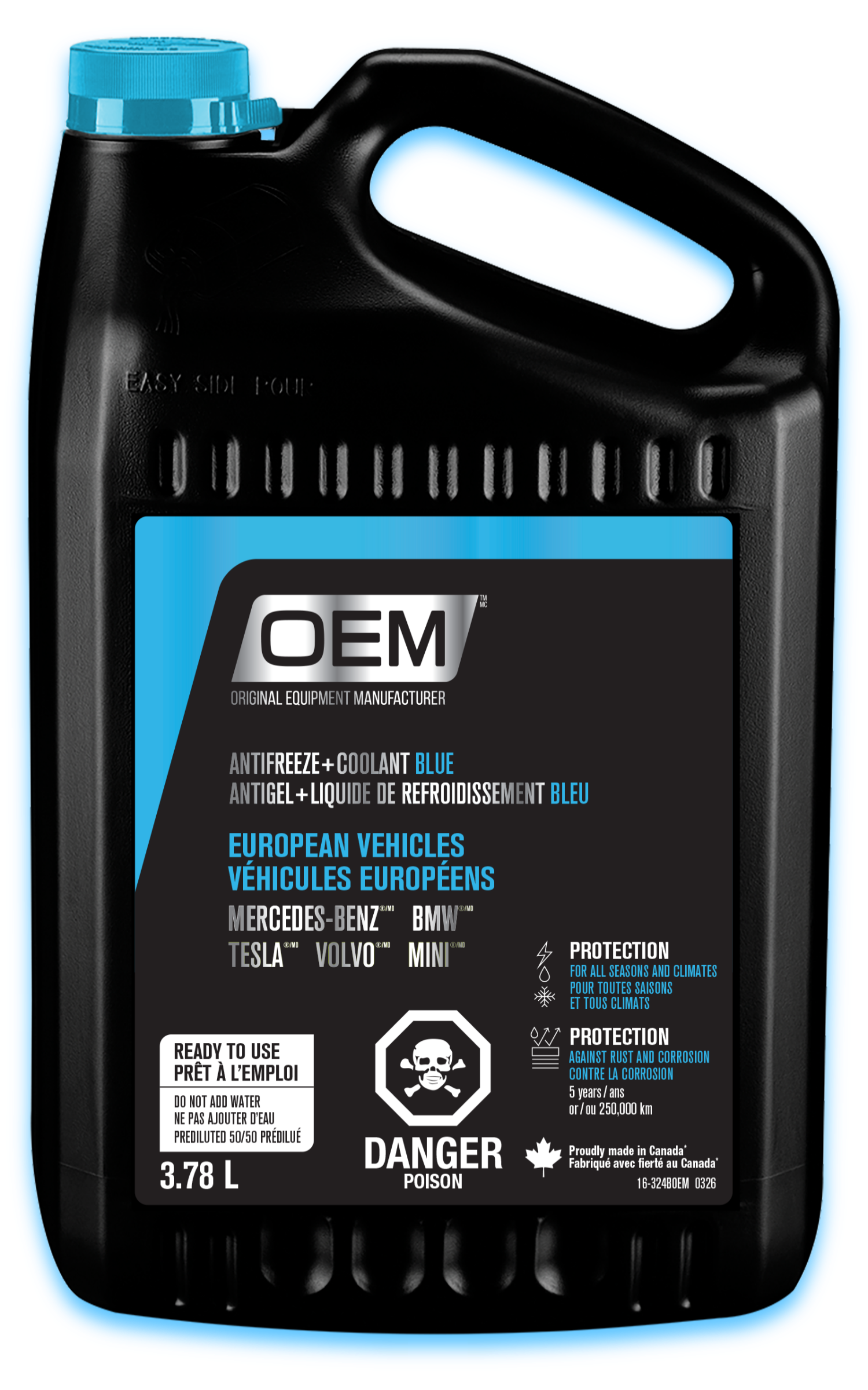 Antifreeze + Coolant Blue  European Vehicles