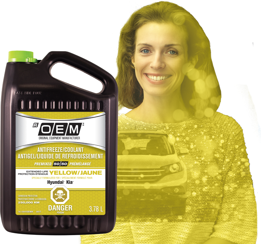 OEM Extended Life YELLOW Antifreeze/Coolant