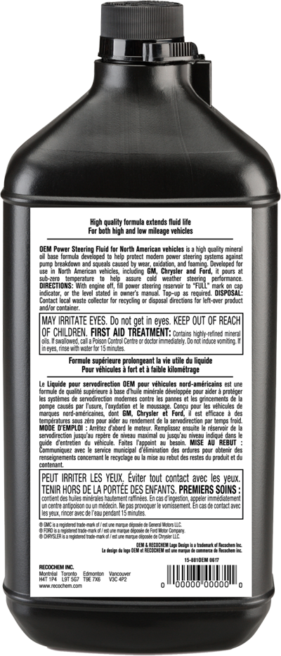 OEM Power Steering Fluid