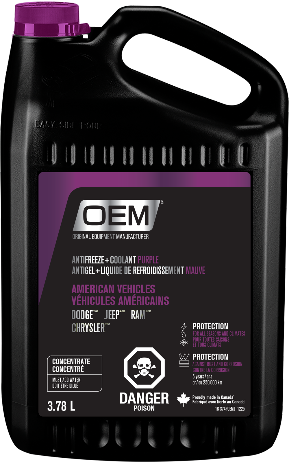 Antifreeze + Coolant Purple American Vehicles